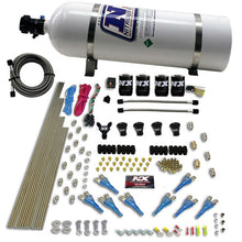 Load image into Gallery viewer, Nitrous Express Pro-Shk/Gas 4 Solenoids Nitrous Kit (200-600HP) w/15lb Bottle