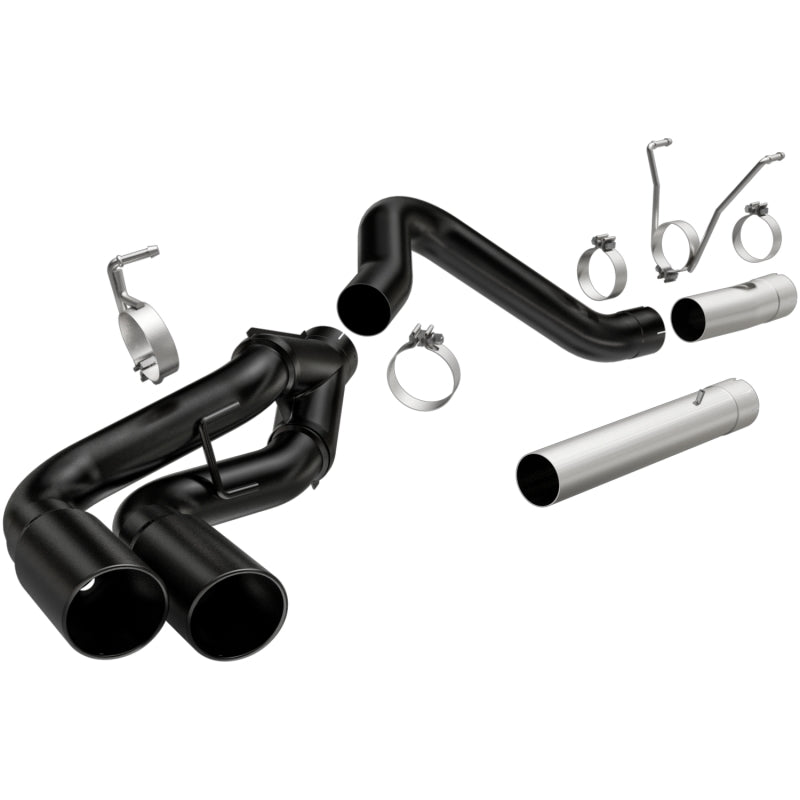 MagnaFlow 07-17 Dodge Ram 2500/3500 6.7L DPF-Back Black 4in Dual Single Passenger Side Rear Exit Magnaflow