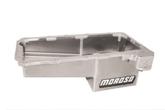 Moroso GM LS/16-Up COPO Camaro (w/Rear Sump) Drag Race Baffled Wet Sump 7qt 7.5in Aluminum Oil Pan