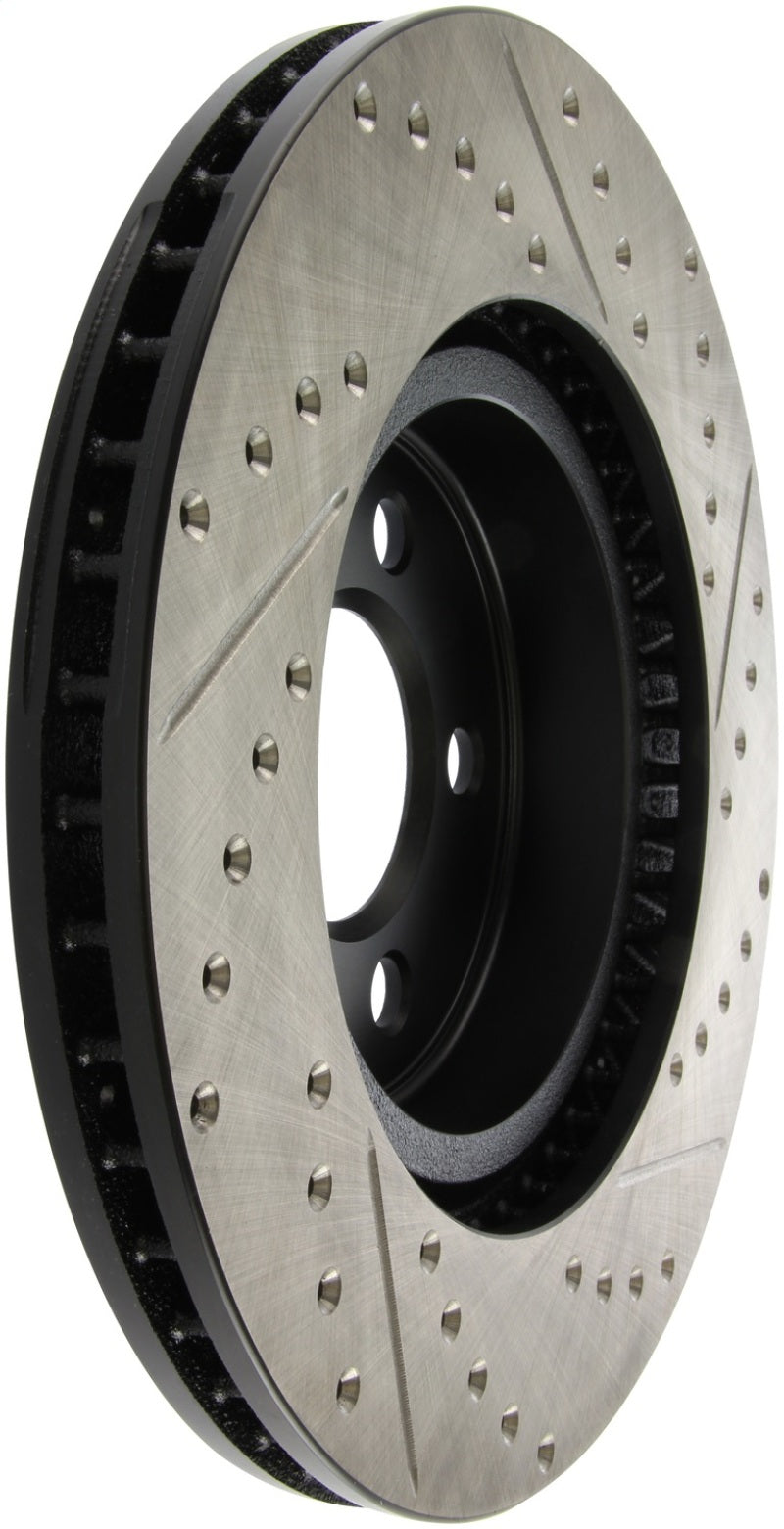 StopTech 05-13 Chrysler300/300C / 09-12 Dodge Challenger Front Right Drilled & Slotted Rotor Stoptech