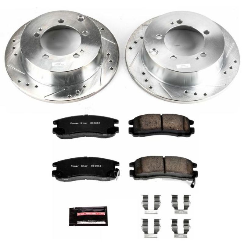 Power Stop 95-05 Chrysler Sebring Rear Z23 Evolution Sport Brake Kit - eliteracefab.com