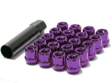 Load image into Gallery viewer, WHEEL MATE MUTEKI OPEN END LUG NUTS – PURPLE 12×1.25