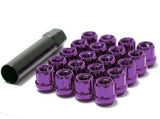 WHEEL MATE MUTEKI OPEN END LUG NUTS – PURPLE 12×1.25