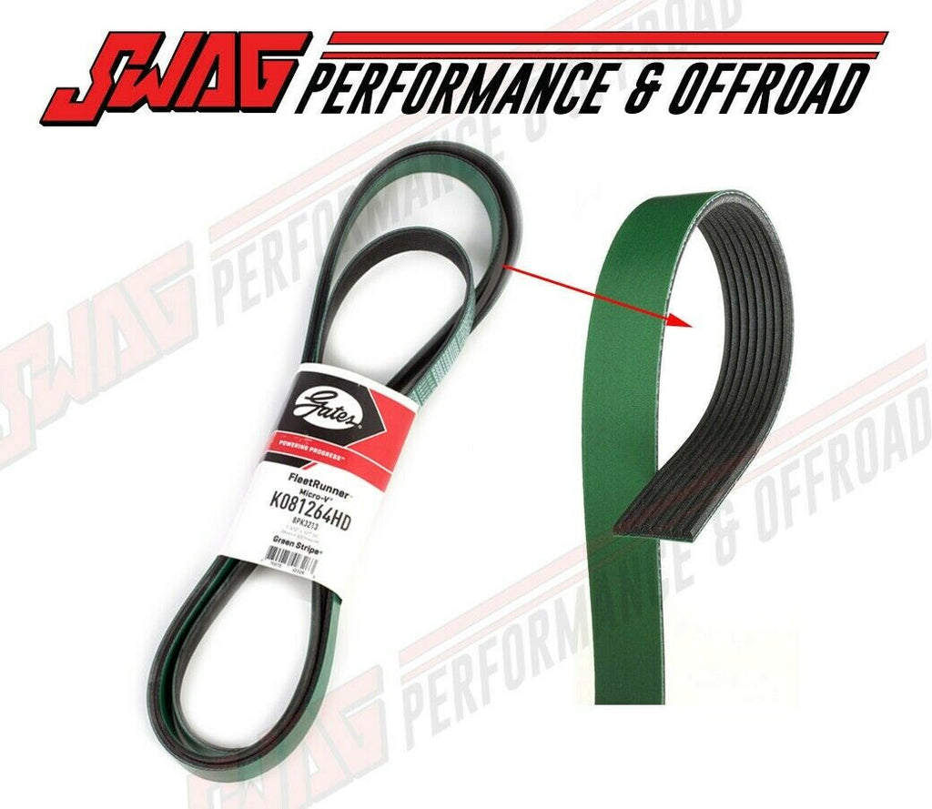 Gates Dodge Series Pickup Serpentine Micro-V Belt - eliteracefab.com