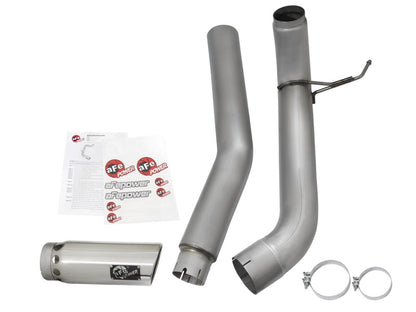 aFe LARGE Bore HD Exhausts 5in DPF-Back SS-409 2016 Nissan Titan XD V8-5.0L CC/SB (td) - eliteracefab.com