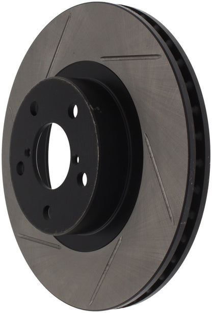 STOPTECH POWER SLOT 00-05 LEGACY / 7/98-08 IMPREZA FRONT RIGHT SPORTSTOP SLOTTED ROTOR, 126.47012SR - eliteracefab.com