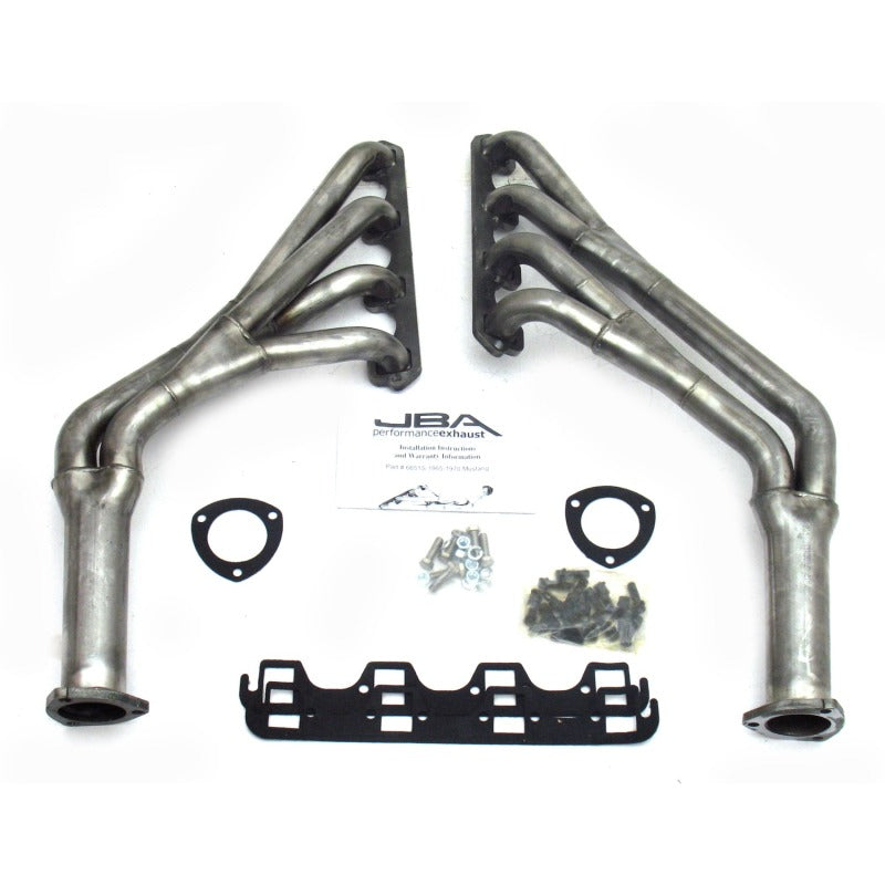 JBA 65-70 Ford Mustang 260-302 SBF 1-1/2in-1-3/4in Primary Raw 409 Tri Y Header JBA