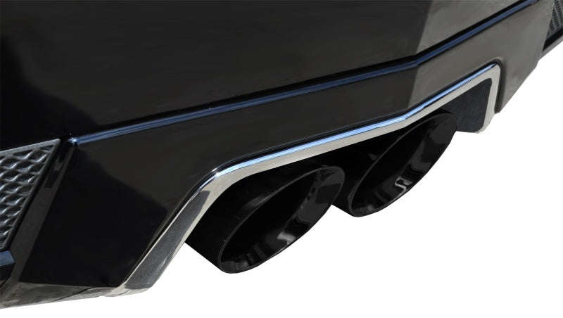 Corsa 11-13 Cadillac CTS Coupe V 6.2L V8 Black Sport Axle-Back Exhaust - eliteracefab.com
