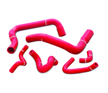 Load image into Gallery viewer, Mishimoto 86-93 Ford Mustang Red Silicone Hose Kit - eliteracefab.com