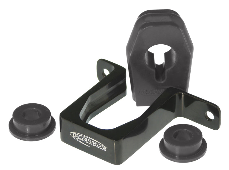 Prothane Ford Mustang Shifter Bushings w/ Billet Bracket - Black