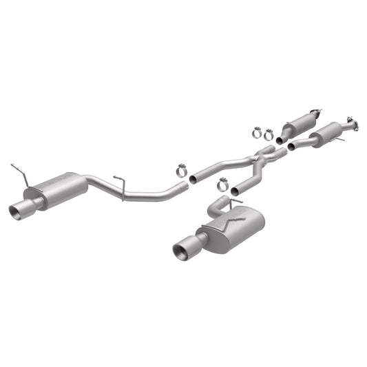 MagnaFlow 11-12 Dodge Durango V8 5.7L Dual Split Rear Exit Stainless Cat Back Performance Exhaust - eliteracefab.com
