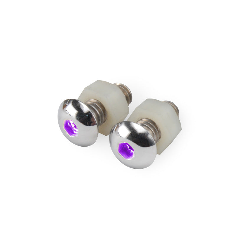 DEI LED Lighted Button Head Bolts Universal Accent Lighting - 2-pack - Purple DEI