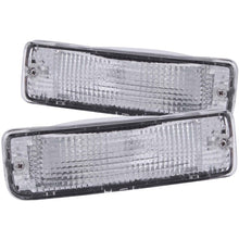 Load image into Gallery viewer, ANZO USA Toyota Pickup Euro Parking Lights Chrome W/ Amber Reflector; 1989-1995 - eliteracefab.com