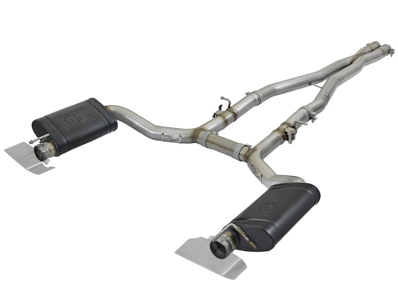 aFe MACH Force-Xp 304 SS Catback Exhaust 17-19 Dodge Challenger V8-5.7L aFe