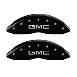 MGP 4 Caliper Covers Engraved Front & Rear GMC Black Finish Silver Char 2009 GMC Savana 2500