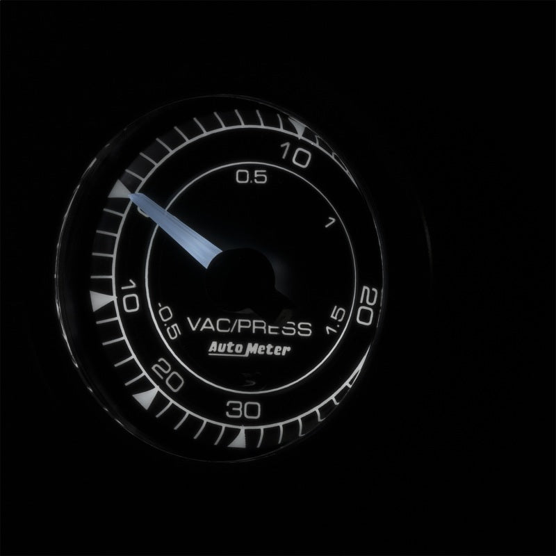 Autometer Chrono 2-1/16in 30INHG-30PSI Vaccum/Boost Gauge 8159