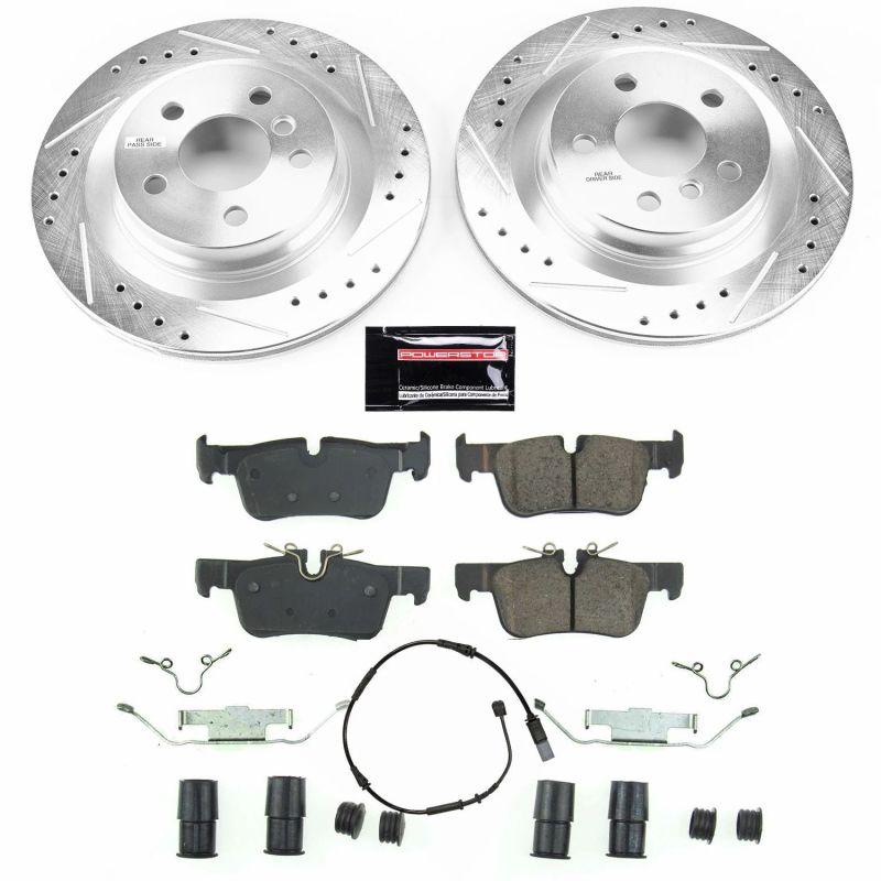 Power Stop 16-19 BMW X1 Rear Z23 Evolution Sport Brake Kit - eliteracefab.com