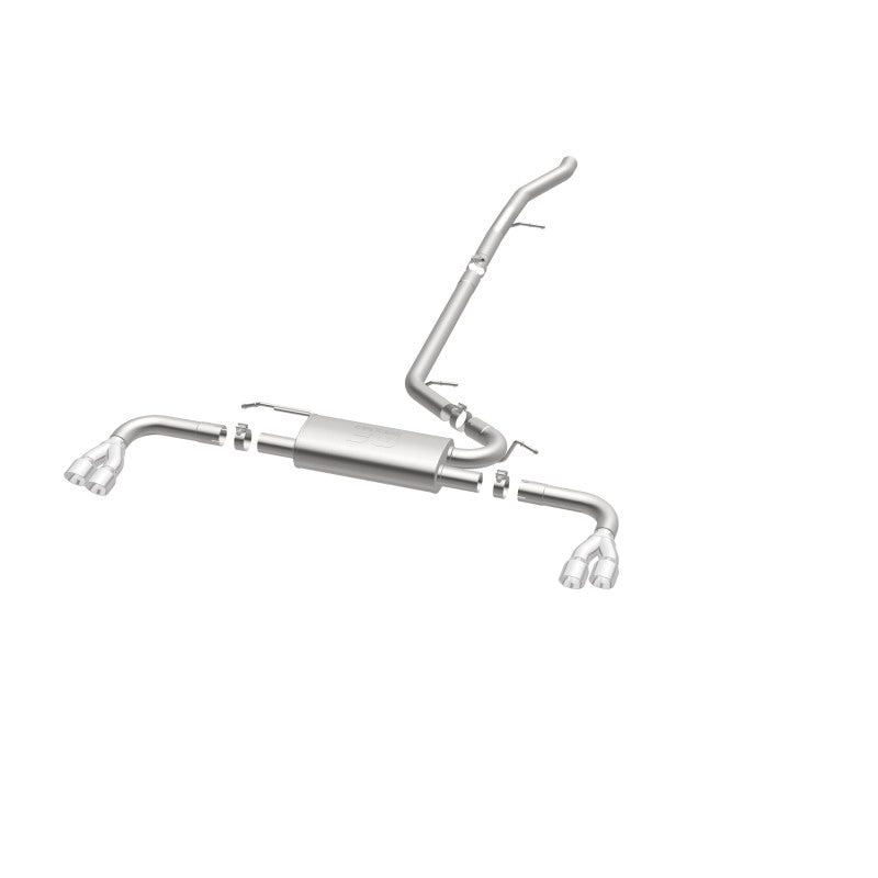 MagnaFlow 15-17 GMC Terrain V6 3.6L 409SS Cat-Back Exhaust Quad Split Rear with 3in Polished Tips Magnaflow