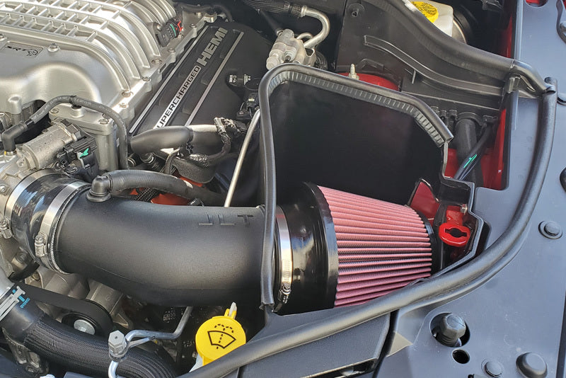 JLT 2021 Dodge Durango Hellcat 6.2L Black Textured Cold Air Intake Kit w/Red Filter - eliteracefab.com