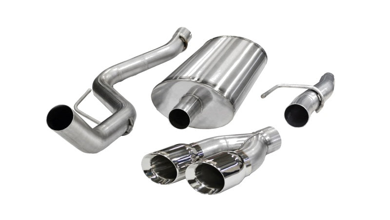 Corsa 11-13 Ford F-150 5.0L V8 Polished Sport Cat-Back Exhaust CORSA Performance