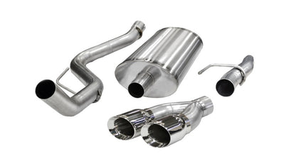 Corsa 11-13 Ford F-150 5.0L V8 Polished Sport Cat-Back Exhaust CORSA Performance