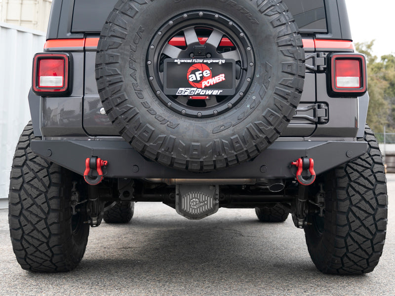 aFe MACHForce XP 18-20 Jeep Wrangler (JL) L4-2.0L (t) 3in 409 SS Cat-Back Hi-Tuck Exhaust aFe