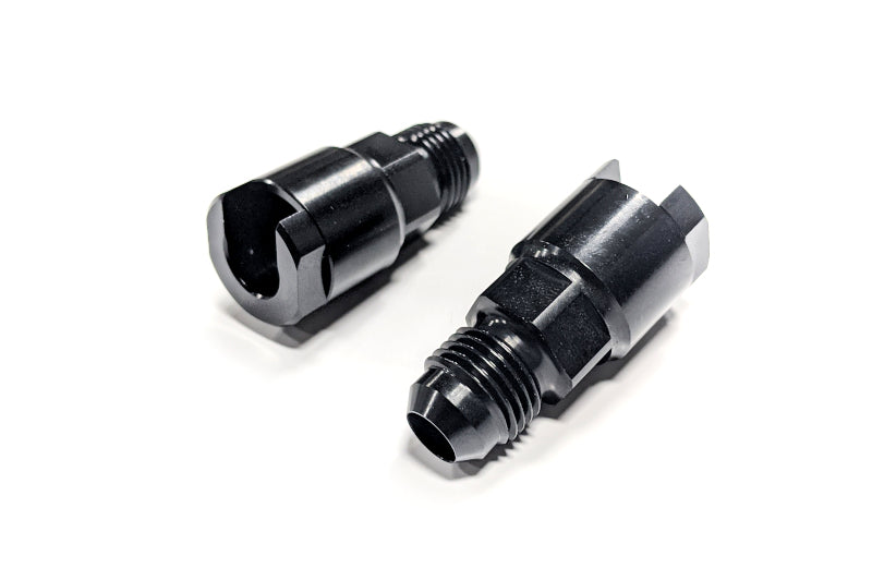 Haltech Flex Fuel Fittings 3/8 (GM Spring Lock) to -6AN Male (Incl Two Fittings) - eliteracefab.com