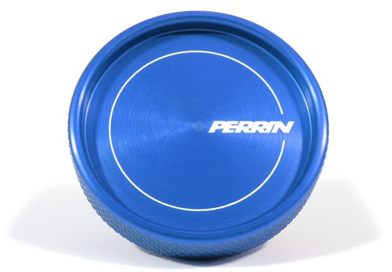 Perrin 02-21 Subaru WRX / 04-21 STI / 00-16 Forester XT Oil Fill Cap - Blue - eliteracefab.com