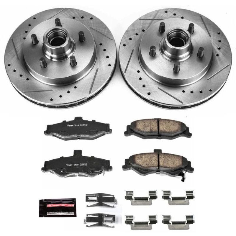 Power Stop 98-02 Chevrolet Camaro Rear Z23 Evolution Sport Brake Kit - eliteracefab.com