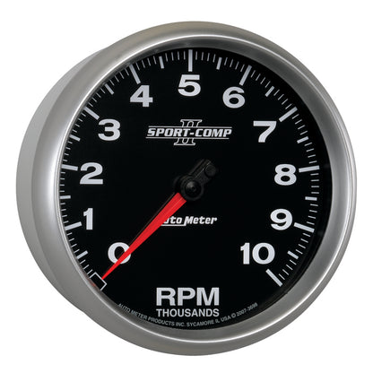 Autometer Sport-Comp II 5 inch 0-10000 RPM In Dash Tachometer 3698