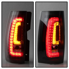 Spyder Chevy Suburban/Tahoe 07-14 V2 - Light Bar LED Tail Lights - Black ALT-YD-CSUB07V2-LED-BK - eliteracefab.com