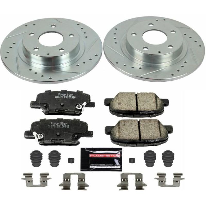 Power Stop 14-15 Mazda 6 Rear Z23 Evolution Sport Brake Kit - eliteracefab.com