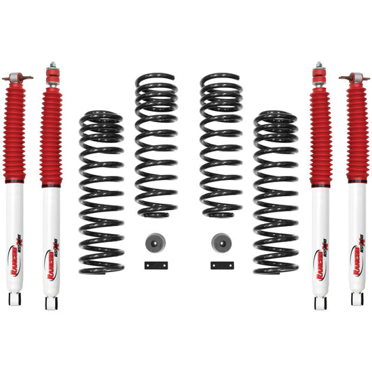 Rancho 07-17 Jeep Wrangler Front and Rear Suspension System - Master Part Number / One Box - eliteracefab.com