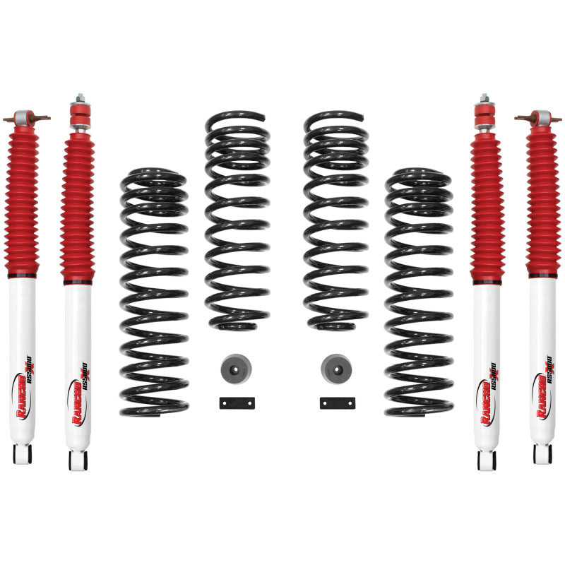 Rancho 07-17 Jeep Wrangler Front and Rear Suspension System - Master Part Number / One Box - eliteracefab.com