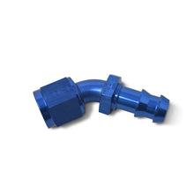 Load image into Gallery viewer, Russell Performance -8 AN Twist-Lok 45 Degree Hose End (Blue)