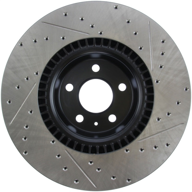 StopTech Slotted & Drilled Sport Brake Rotor - eliteracefab.com