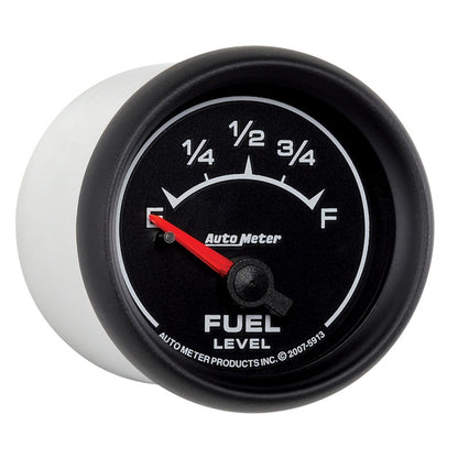 AutoMeter Gauge Fuel Level 2-1/16in. 0 Ohm(e) to 90 Ohm(f) Elec Es 5913