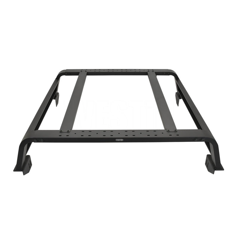 Westin 05-21 Toyota Tacoma 6ft Bed Overland Cargo Rack - Textured Black - eliteracefab.com