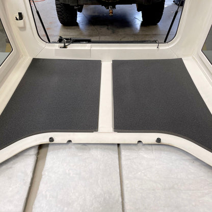 DEI 11-18 Jeep Wrangler JK 2-Door Boom Mat Complete Headliner Kit - 6 Piece - White DEI