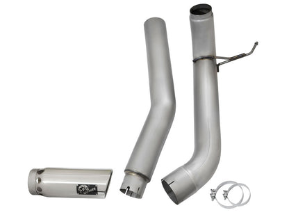 aFe Atlas Exhaust 5in DPF-Back Exhaust Aluminized Steel 2016 Nissan Titan XD V8-5.0L w/ Polished Tip aFe