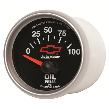 Autometer Oil Pressure 2-1/16, 0-100 PSI - Red Bowtie 3627-00406