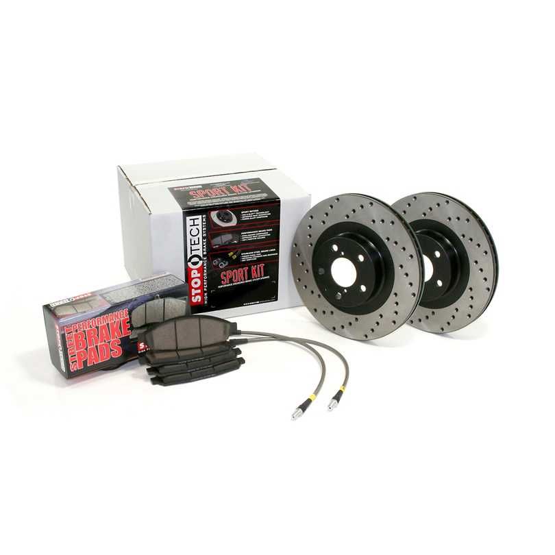 StopTech SPORT AXLE PACK, DRILLED & SLOTTED, 4 WHEEL, 978.33012 - eliteracefab.com