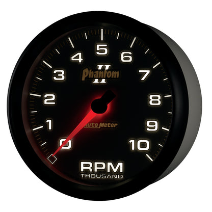 Autometer Phantom II 5in Electrical 10K RPM In-Dash Tachometer 7598