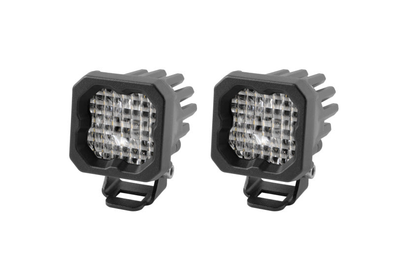 Diode Dynamics Stage Series C1 LED Pod Pro - White Wide Standard RBL (Pair)