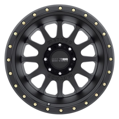 Method Race Wheels MR605 NV, 20 x 9, -12mm Offset, 8x170, 124.9mm Centerbore, Matte Black - eliteracefab.com