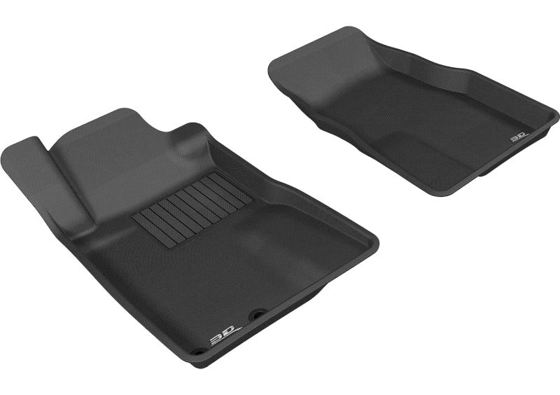 3D MAXpider 2005-2009 Ford Mustang Kagu 1st Row Floormat - Black - eliteracefab.com