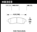 Hawk Performance Ceramic Brake Pads - HB303Z.685