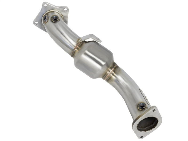 aFe Twisted Steel Down-Pipe Catted 13-16 Cadillac ATS L4-2.0L (t) aFe