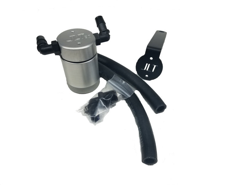 J&L 99-04 Ford Mustang SVT Cobra Passenger Side Oil Separator 3.0 - Clear Anodized - eliteracefab.com