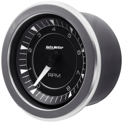 Autometer Chrono 3-3/8in 10k RPM In Dash Tachometer Gauge 8197